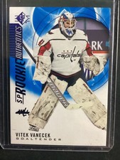 2020-21 SP Vitek Vanecek Blue #138 Rookie (RC) Capitals