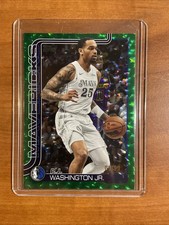 2025-26 Topps PJ Washington Jr. #173 Green Crackle Foil /99 Dallas Mavericks