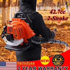 Backpack Leaf Blower Gas Powered Snow Blower 423CFM 42.7CC 156MPH 2-Stroke 1.7HP