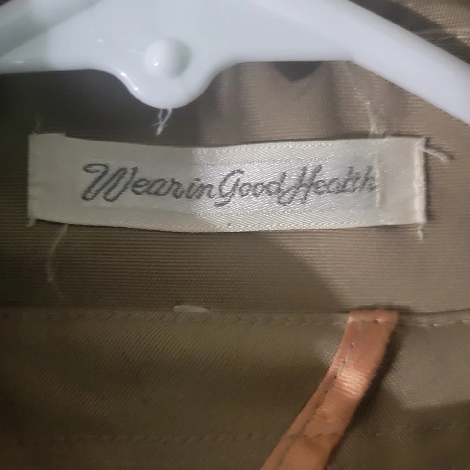 Trench coat vintage Misty Harbor clásico para hombre con cinturón color topo talla 42R” Foto 3 de 4