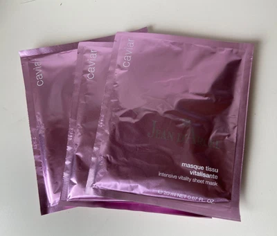 JEAN D'ARCEL caviar masque tissu vitaliste intensive Vitaly sheet mask 3x20=60ml - Bild 1 von 3