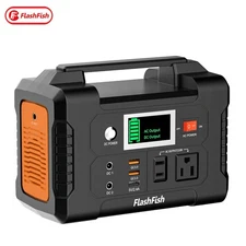 Flashfish Portable Power Station 200W 151Wh Li-ion AC110V Pure Sine Wave Output