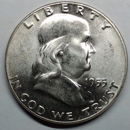 1955 Bugs Bunny Franklin Silver Half Dollar BU+