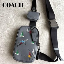 COACH Multi Function Phone Ski Shoulder Bag