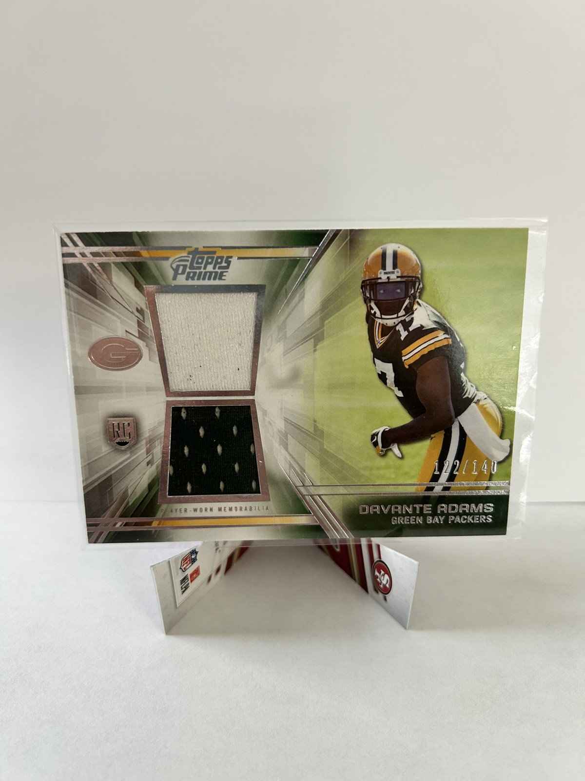 Davante Adams Topps Prime Dual Relics #DRDA Copper