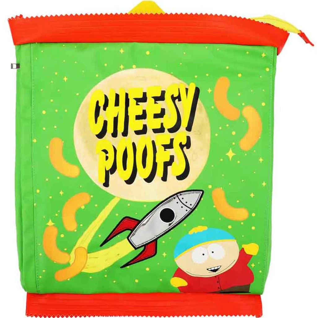 Bioworld South Park Eric Cartman Cheesy Poofs Novelty 18" Laptop Backpack Bag NE