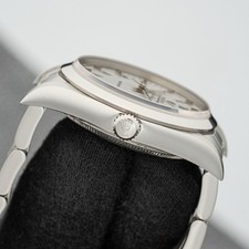 Rolex Oyster Perpetual Air-King WHITE Roman OYSTER 34mm 14000M Watch 4