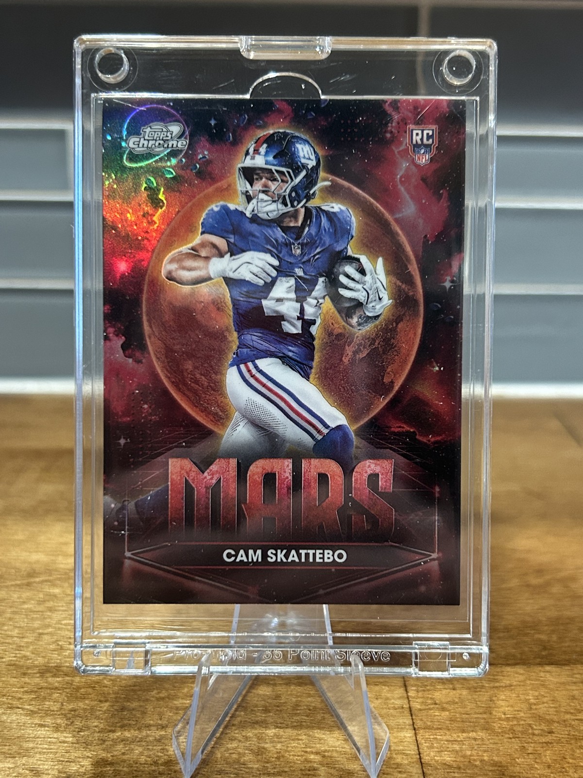 Cam Skattebo Topps Cosmic Chrome Planetary Pursuit #PPMACS Mars
