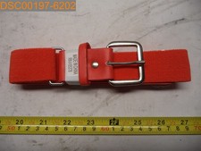 Qty=5: 6002 Youth Elastic Baseball Belts RN # 65378, - Orange, 6002.029.OS 0001