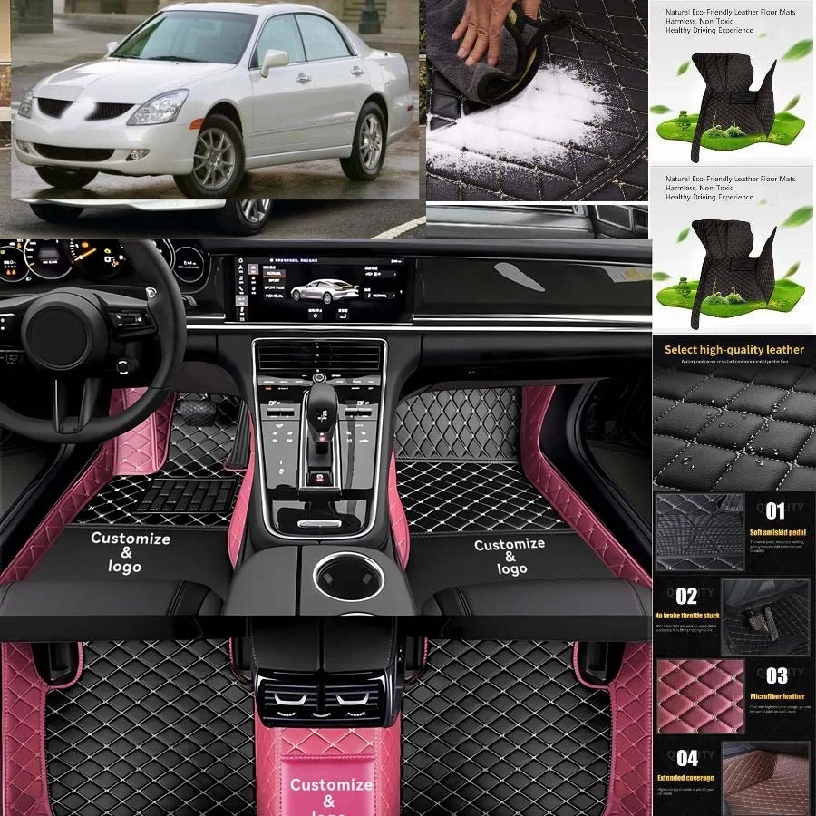 For Mitsubishi Diamante Car Floor Mats Carpet Waterproof Luxury Custom - Image 3 of 4