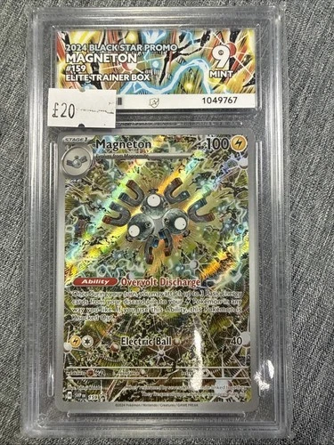 Pokémon TCG Magneton SV 159 Black Star Promo Ace 9 Mint