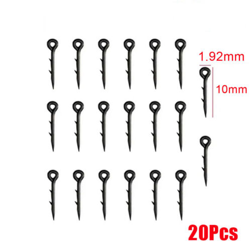 20x Black Bait Spike Carp Fishing Hook Bait Sting Boilies Pin Rigs Tool 8mm-15mm - Picture 13 of 15