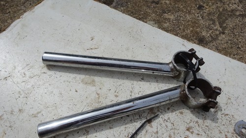 Motorcycle Clip on Handlebars headlamp Brackets Job Lot Classic cafe Racer - Picture 2 of 19