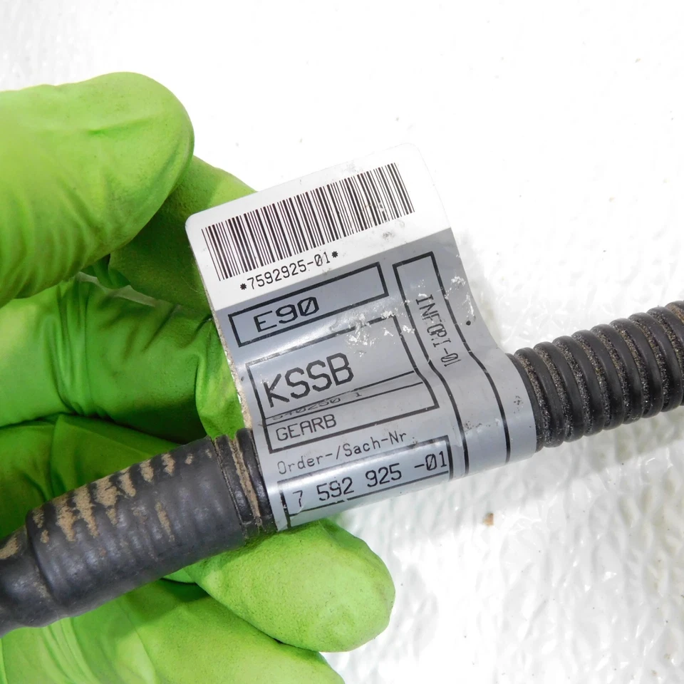 07-13 BMW N51 3.0 E90 Motor Encendido a Transmisión Arnés de cables 7592925 Foto 4 de 4