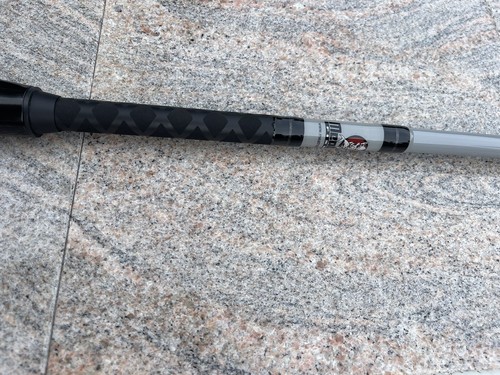 7’ Big Game Jigging/Spinning Saltwater Fishing “Gray Punisher” MeatHog Pro Rod - Picture 14 of 19