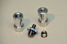 4 pieces 1/4" 3/8" Tripod Screw 5/8" Spigot Stud Adaptor Mount