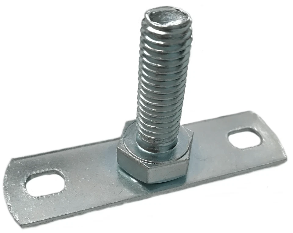 PIPEWORK SUPPLIERS Mild Steel BZP Male Backplate - M10