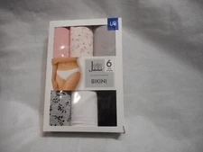 Jezebel Bikini & Hi Cut 6 Pairs Multicolor Panty Medium & Large sold separate