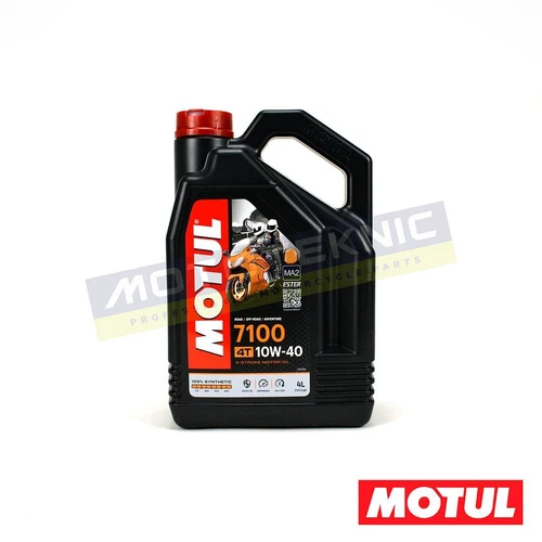 Motul 7100 Fully Synthetic 10W40 4T Motorcycle Engine Oil 4 Litres