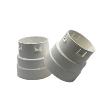 2-Polylok 4" Corrugated Pipe Adapters (4" corrugated to 4" SDR 35 or 4" SCH 40)