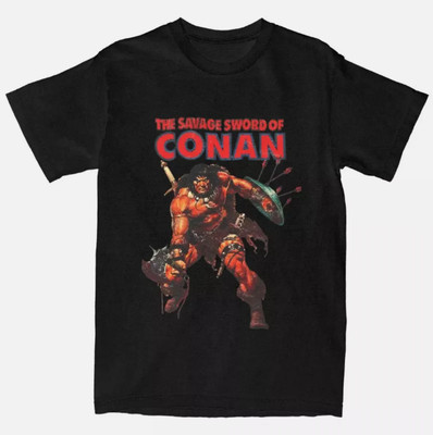 Savage Sword Of Conan CONAN THE BARBARIAN Merchandise Shirt for Men Women Vintag
