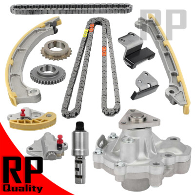 Water Pump Timing Chain Kit VVT Valve For Mazda CX-5 CX-9 100th Anniversary 2.5L