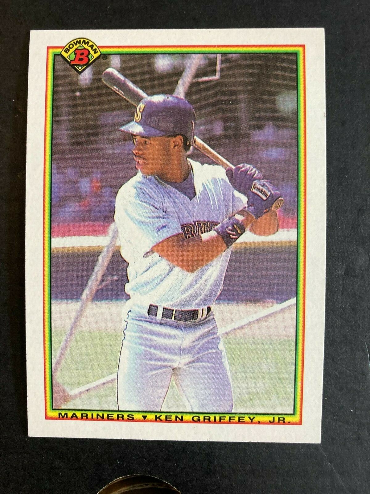 Ken Griffey, Jr. 1990 Bowman # 481 baseball card HOF B8
