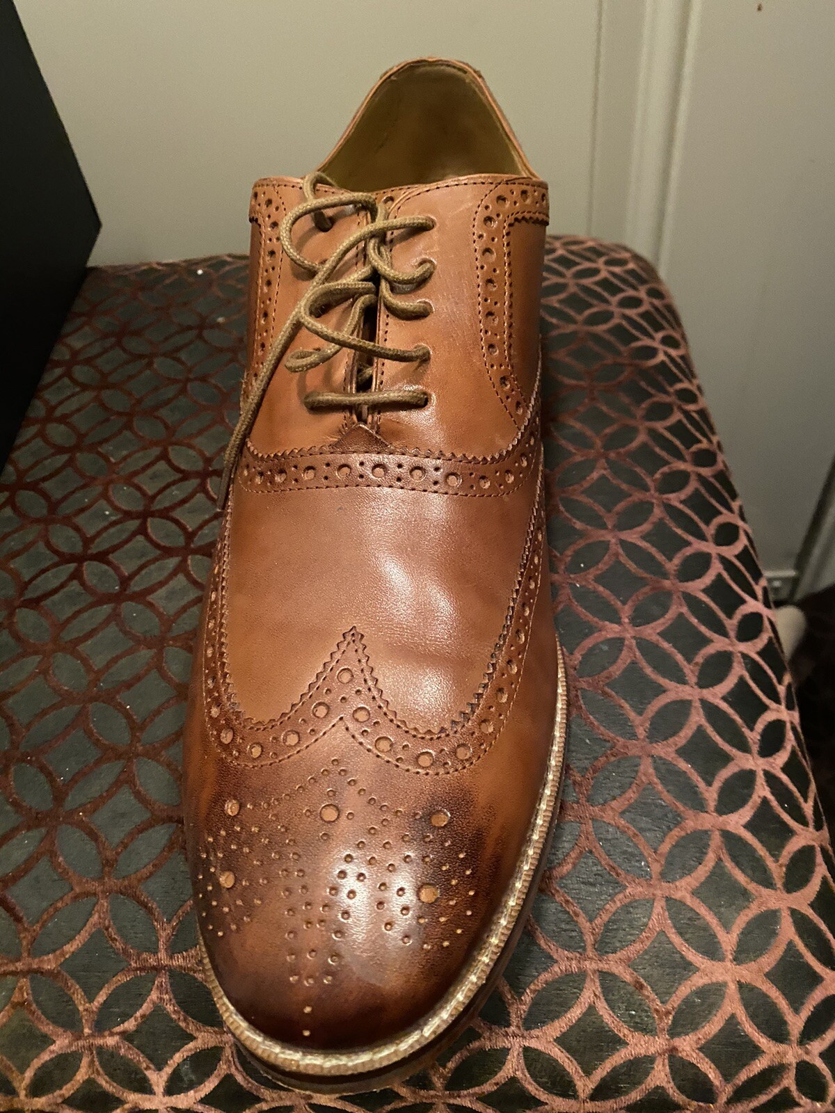 SAOLA Scarpe Oxford Cole Haan Williams da uomo C12210 (British Tan) indossate SOLO UNA VOLTA