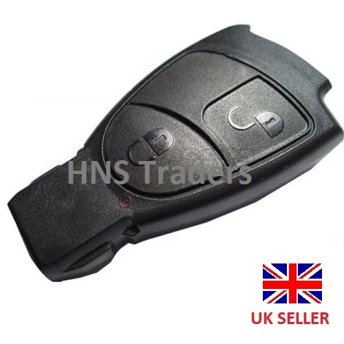 Para Mercedes Benz Smart Mando Remoto 2 Botón Funda Cáscara C. E. Reparar/ Logo - Imagen 1 de 1