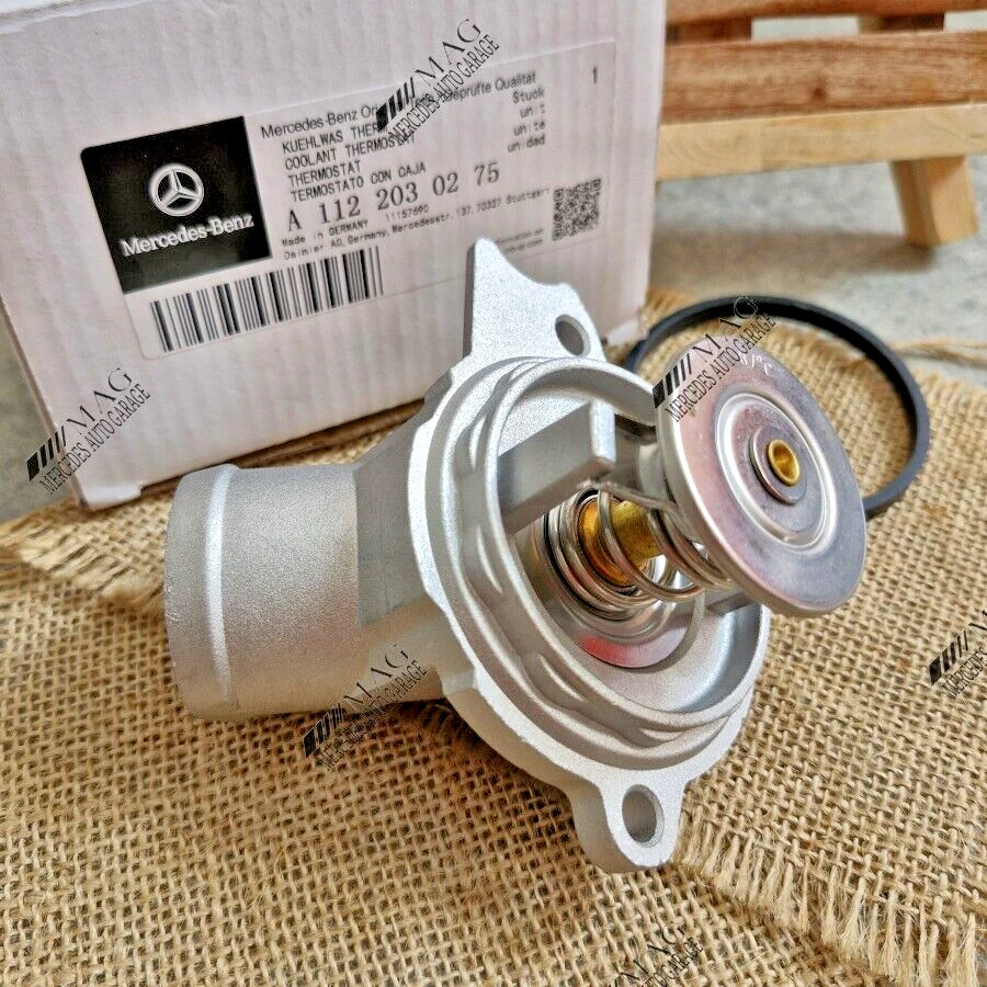 TERMOSTATO MERCEDES BENZ M112 W124 W126 W140 W463 W203 W210 87°C Foto 3 de 4