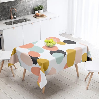 Animal Black And White Tablecloth LivingRoom Tablecloth Table Coffee Table Decor