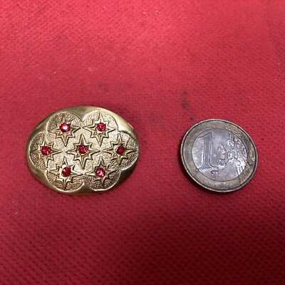 Broche Rossi - Bijou Fantaisie Occasion, Ayant été Porté, Style Vintage Ou Moderne Selon Modèle