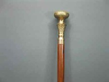 Wooden Fashion Cane Walking Stick - 36 inch Antique Bamboo Style with Ball Knob