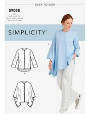 Simplicity Sewing Pattern 10425 Misses Shirt Size 6-14
