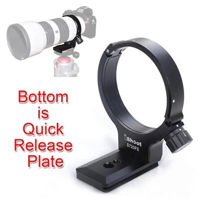 ISHOOT Stativschelle Stativring für Sony FE 70-200mm f/4 G OSS Zoom Lens SEL70200G