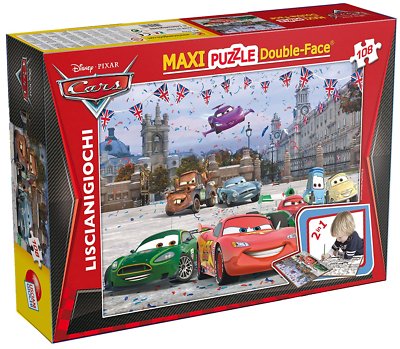 Disney Maxi Puzzles Plus Mal Spaß 2 in 1 Disney: Cars1 108 teile