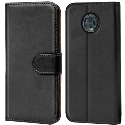 Schutz Hülle Für Motorola Moto G6 Plus Handy Klapp Schutz Tasche Book Flip Case