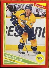 2013-14 O-Pee-Chee Red Richard Clune #144 Nashville Predators