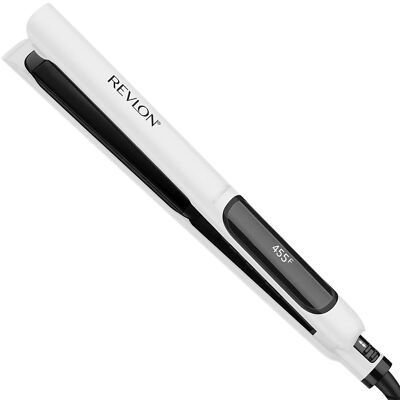 Revlon 1 Inch Crystal C Hair Flat Iron Ceramic Tourmaline Hair Styler