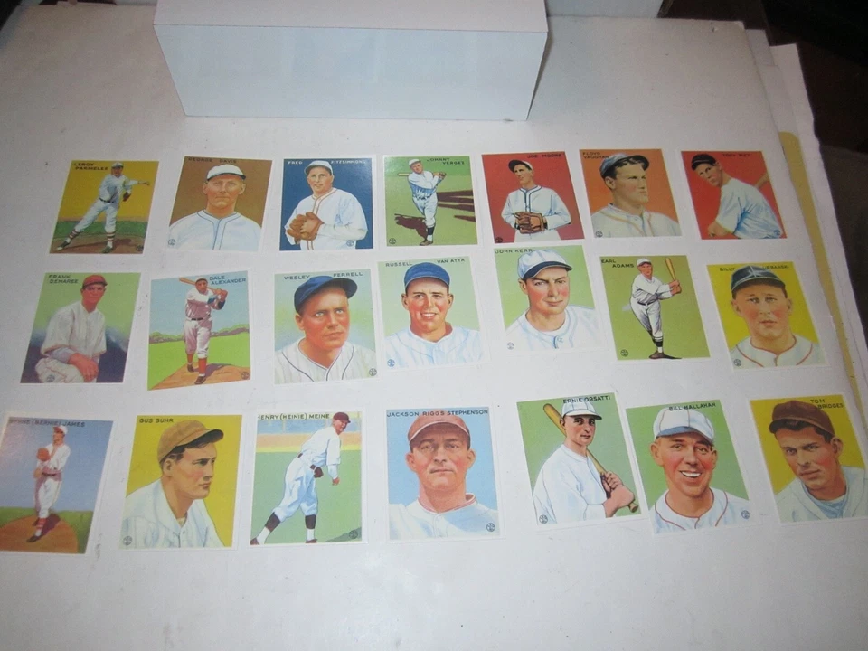 (95) 1933 GOUDEY BASEBALL CARD 1983 REPRINTS - RENATA GALASSO - TUB T - Image 4 of 4
