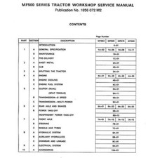 Massey Ferguson 550 565 575 590 Dealers Workshop Manual Get it Today