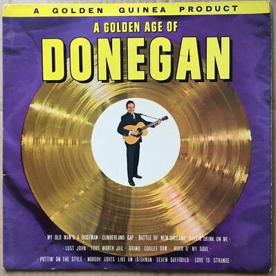 LONNIE DONEGAN~ORIGINAL 1962  PYE GOLDEN GUINEA Label vinyl LP