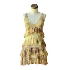 DYED PETALS Vintage Botanically Dyed Tie-Dyed Tunic Dress SMALL