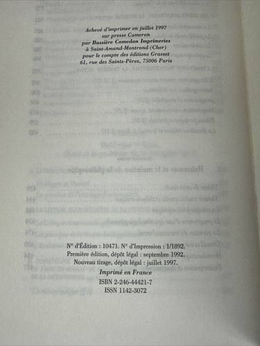 Leçons de métaphysique allemande Tome I II, Jacques Rivelaygue 1994 - Picture 16 of 21