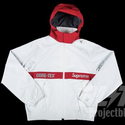 FW18 SUPREME GORE-TEX TRACK JACKET WHITE SIZE M MEDIUM 2018 | eBay