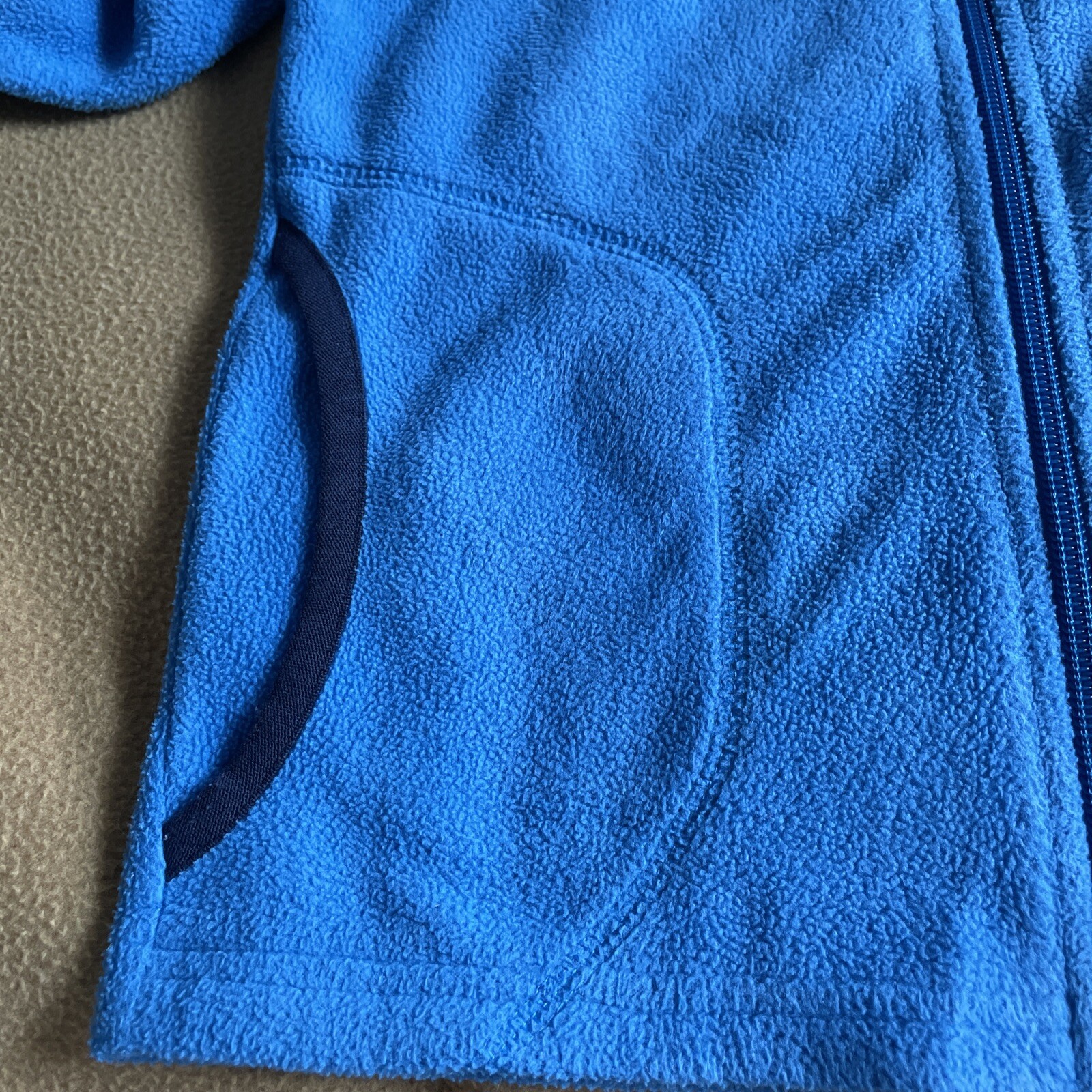 Decathlon Full pockets Blue Fleece Jacket BOY Kid Boys Size 6 image 8