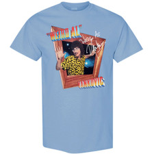 Vintage WEIRD AL YANKOVIC Cotton Light Blue All Size Men Women Shirt BL076