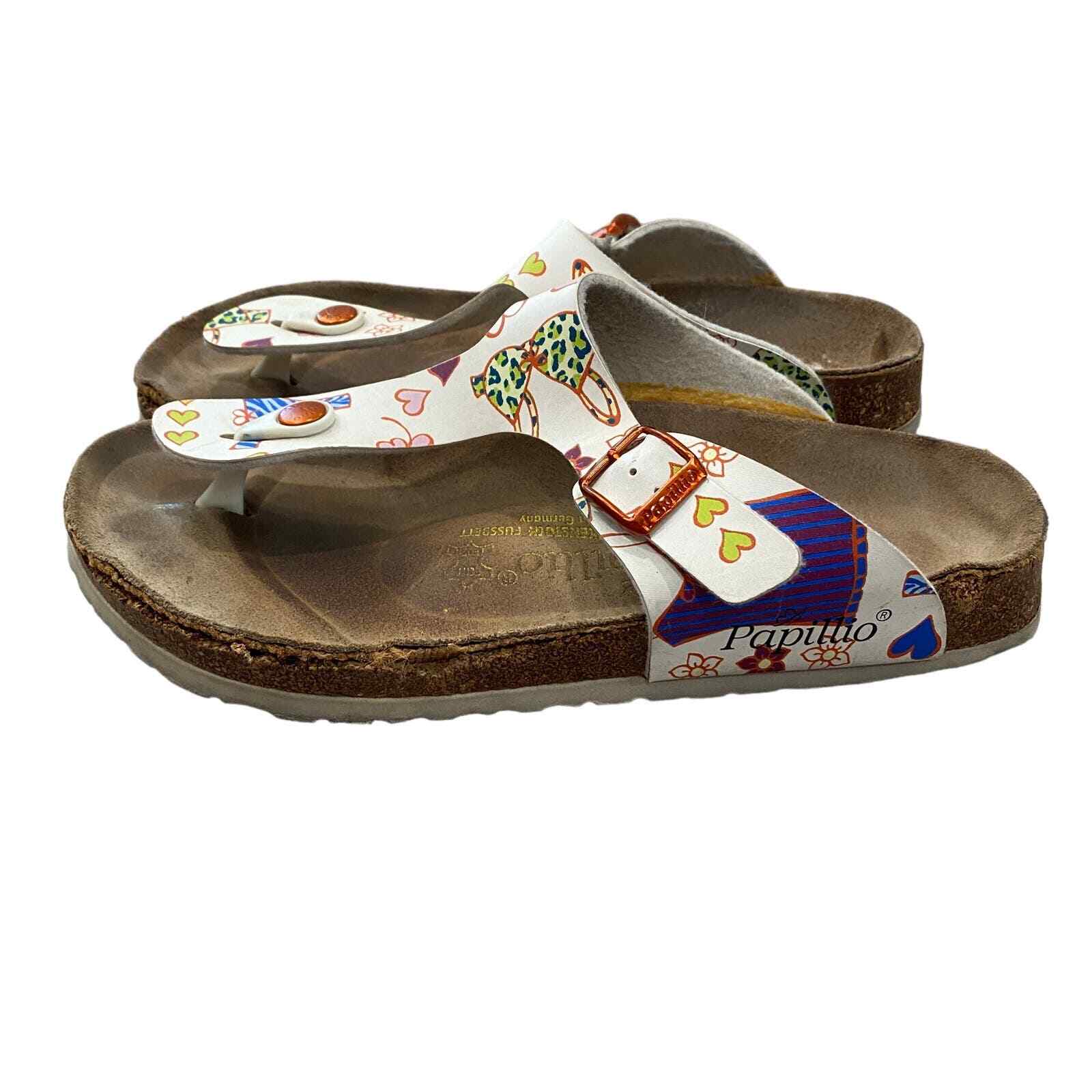 Birkenstock Papillio Gizeh Beach Floral Thong Sandals Women's 39