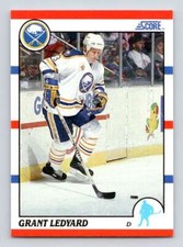 1990-91 Score American #233 Grant Ledyard  RC Rookie Buffalo Sabres 