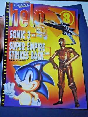 GAME POWER HELP - VIDEOSPIELANLEITUNG NR.8 SONIC 3 / SUPER EMPIRE / STRIKES BACK